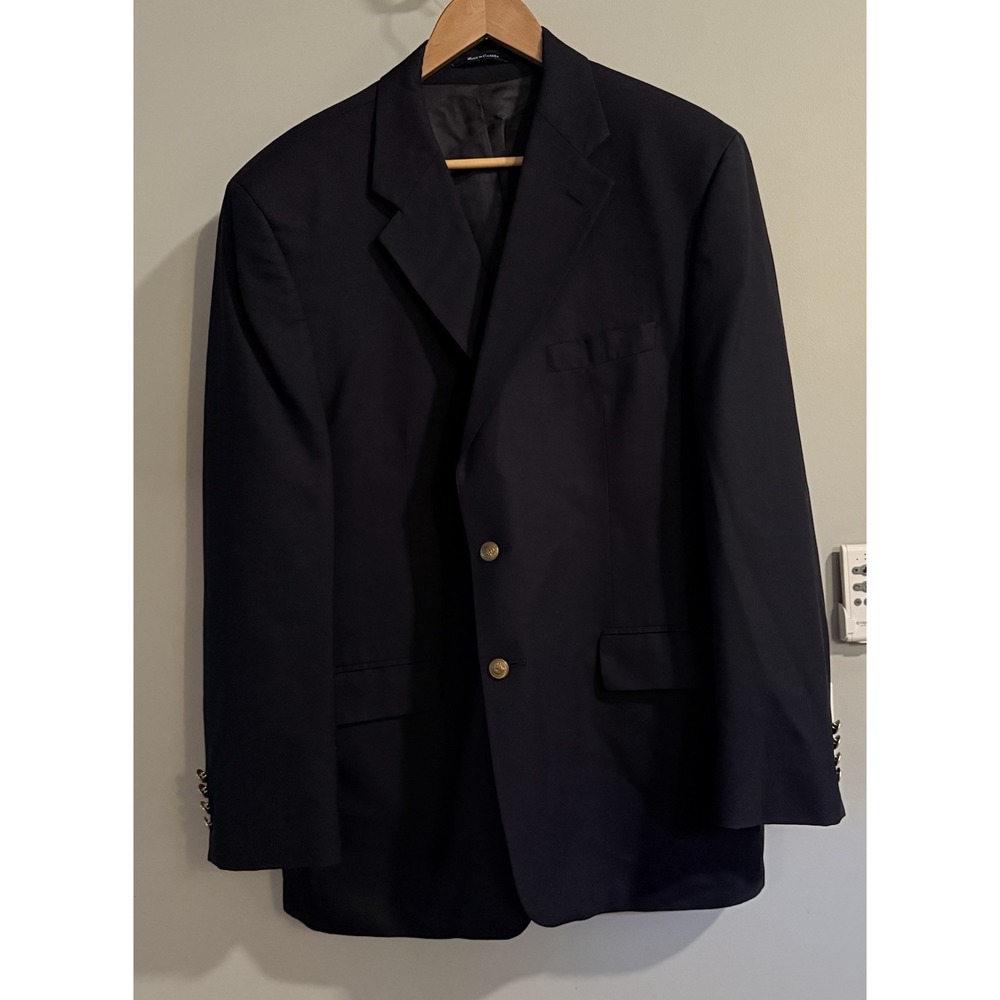 Polo University Club Ralph Lauren Blazer Wool Preppy Jacket Academia Men's 44